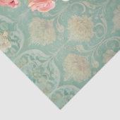 shabby chic witte bruidstaart blos rozen tissuepapier (Detail)
