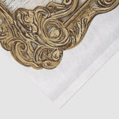 Shabby Chic Wood + Gold Scroll Lijst AN2 Decoupage Tissuepapier (Detail)