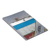 Shabby Chic Wood Pattern Notitieboek (Rechterzijde)