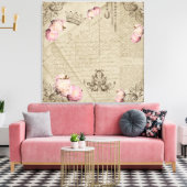 Shabby Chic - Wrapped Canvas (Insitu (Woonkamer))