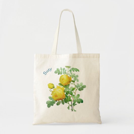  Shabby Chic Yellow Roses Tote Bag (Voorkant)