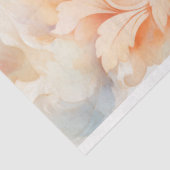Shabby chique pastel blauw en roze bloemen tissuepapier (Detail)