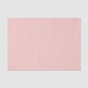 Shabby Chique Pastel Roze & Wit Polka Dot Patroon Tissuepapier