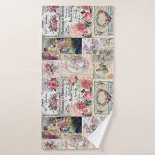Shabby collage chic, campagne victorienne, découp