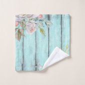 Shabby Country Chic Badkamer Handdoek Set (Wasdoekje)
