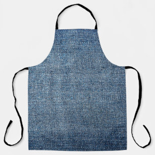 Shabby denim textuur voor achtergrond. Blauwe spij Schort