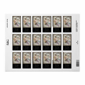 shabby elegance chandelier  Victoriaans Etiket (Full Sheet)