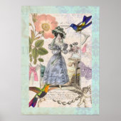 Shabby Elegance  Mode Collage Poster (Voorkant)