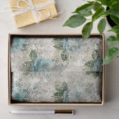 Shabby Floral Aqua Series Design 2 Tissuepapier (Geschenk)