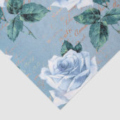 Shabby Floral Blue Series Design 1 Tissuepapier (Detail)