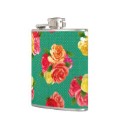 Shabby Floral Flask Heupfles (Links)