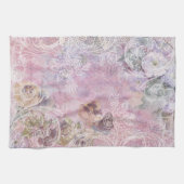 Shabby  Floral Kitchen Towel Theedoek (Horizontaal)