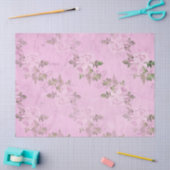 Shabby Floral Paars Series Design 10 Tissuepapier (Craft)