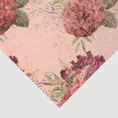 Shabby Floral Peach Series Design 11 Tissuepapier (Detail)