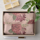 Shabby Floral Peach Series Design 11 Tissuepapier (Geschenk)