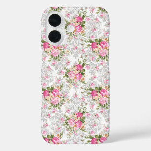 Shabby Flowers iPhone 16 Hoesje