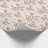 Shabby, franse chic, , floral, rustic, cadeaupapier (Hoek)
