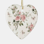 Shabby, franse chic, , floral, rustic, keramisch ornament (Rechts)