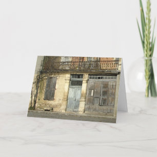 Shabby Franse verjaardagskaart Kaart