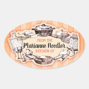 Shabby gebruiksvoorwerpen uit de keuken van label