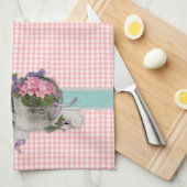 Shabby Jardin Chic Floral Serviette de cuisine (Quart Plié)