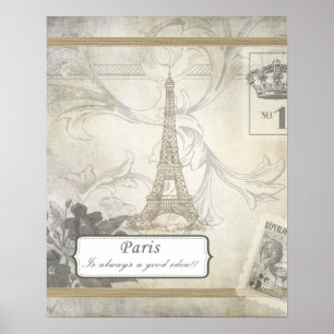 Shabby: Parijs is altijd een goed idee Poster