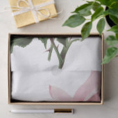  Shabby Pink Floral Rozen Tissuepapier (Geschenk)