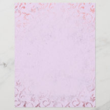 Shabby Pink & Roos Gold Scrapbook Paper