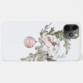 Shabby rose Noël Floral iPhone XS Max Coque (Dos (Horizontal))