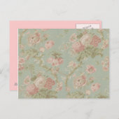 Shabby Rozen Briefkaarten (Voorkant / Achterkant)