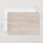 Shabby Rozen Rustieke Bruiloft RSVP (Achterkant)