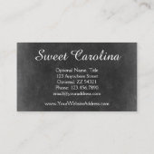 Shabby  Rozen Rustisch landkarton Visitekaartje (Achterkant)