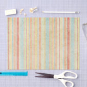 Shabby Stripes Pattern Tissuepapier (Craft)