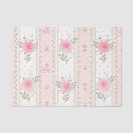 Shabby, Victoriaans, floreel, behangselpapier, , Tissuepapier (Voorkant)