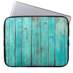 Shabby Wood Background wood, strand, background, b Laptop Sleeve