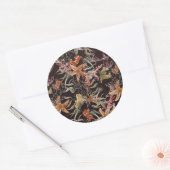 Shabby Zee Life Pattern Ronde Sticker (Envelop)