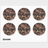 Shabby Zee Life Pattern Ronde Sticker (Vel)