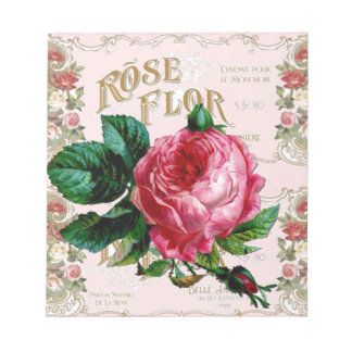 SHABBYCHIC Roos  roze Notitieblok