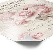 shabbykic, rustic, , floreel, collage, land; foto afdruk (Hoek)