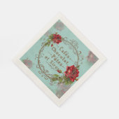 ShabbyVintageRoses - serviettes en papier (Coin)