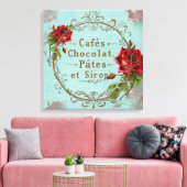 ShabbyVintageRoses - Toile enveloppée (Insitu(Salon))