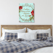 ShabbyVintageRoses - Toile enveloppée (Insitu(Chambre))