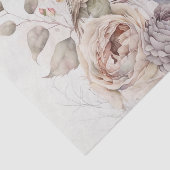 Shabbyvogels en bloemen tissuepapier (Detail)