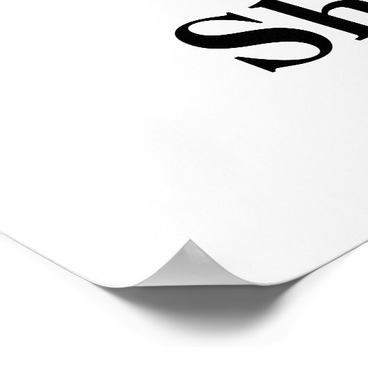 Shack gebeurt Funny Ham Radio Shack Poster (Hoek)