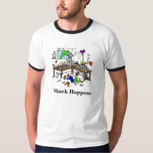 Shack gebeurt Funny Ham Radio Shack T-Shirt