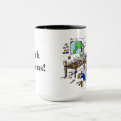 Shack se produit tasse drôle de radio-amateur (Centre)