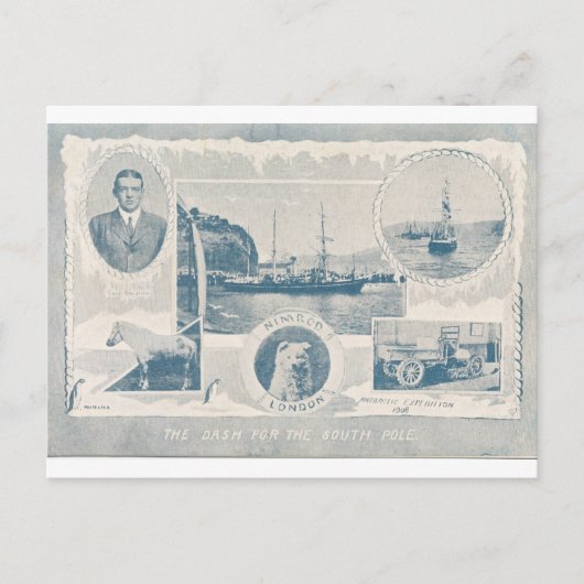 Shackleton 1908 briefkaart (Voorkant)