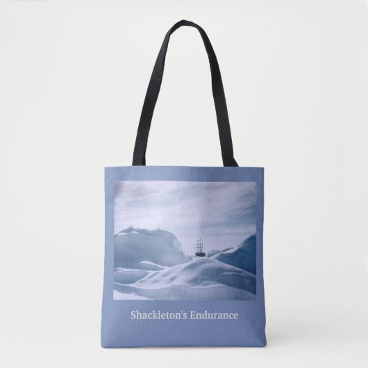 Shackleton's endurance Antarctische Canvas tas (Voorkant)