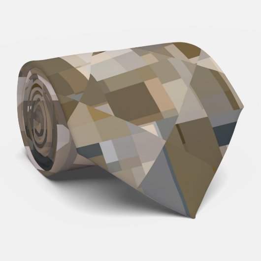 Shade of Brown Stropdas (Opgerold)