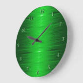 Shaded Emerald Green Wall Clock Grote Klok (Hoek)